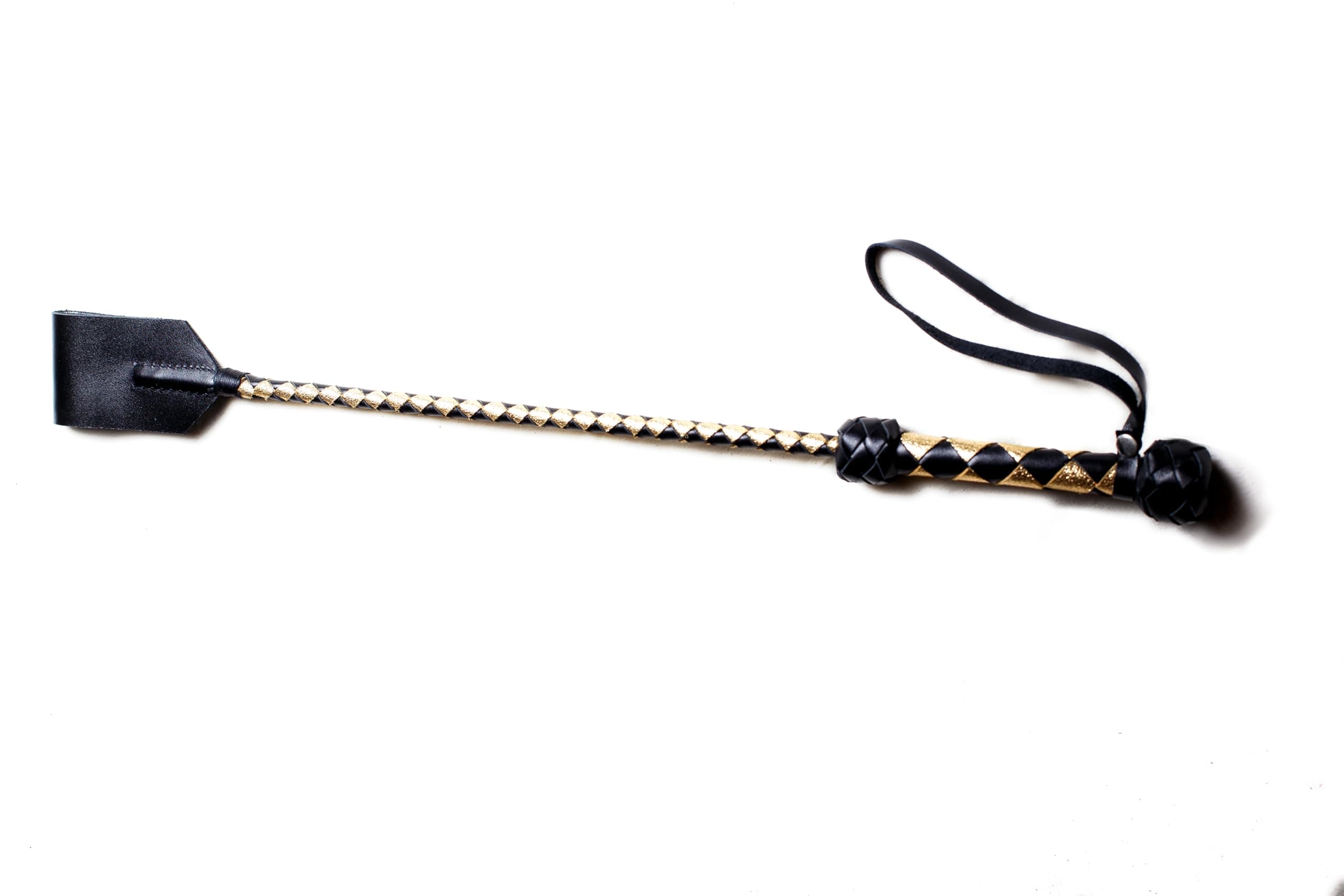 Genuine Leather Handcrafted Riding Crop - 20" or 29" Riding Accessory - Image 1