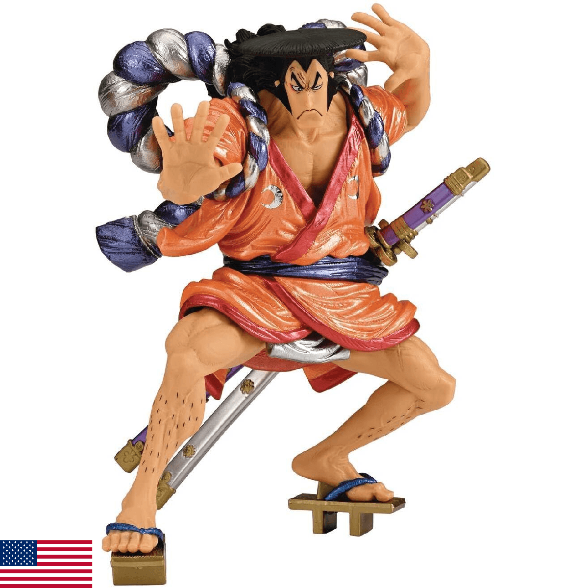 Banpresto One Piece Kouzuki Oden Special ver. B King of Artist Figure - Image 1