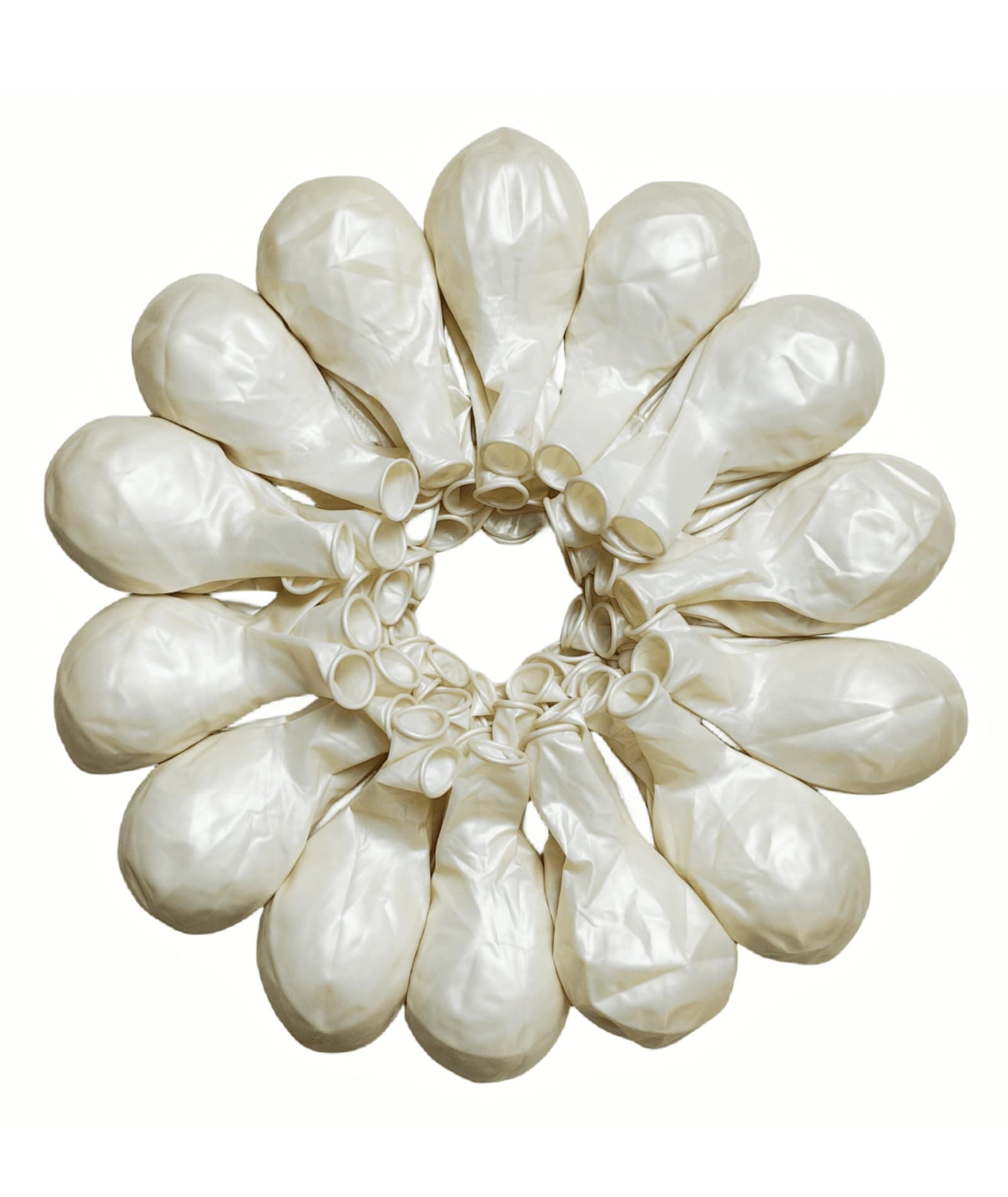 90 PK White Pearl Balloons 18 inch Latex Party Balloon Bulk for Events - Image 1