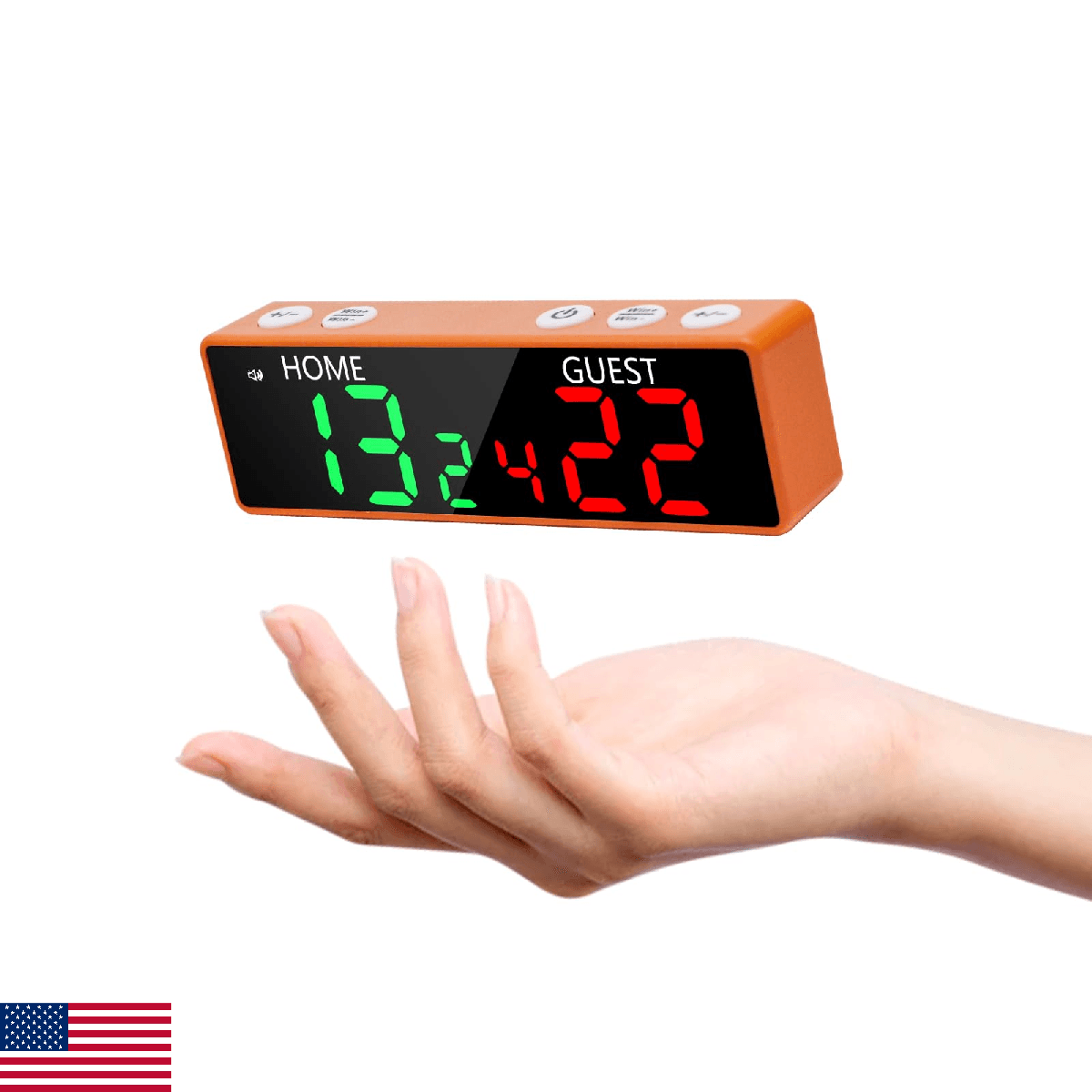 Ousmile Mini Digital Scoreboard - Portable Tabletop Scoreboard for Games, Wirele - Image 1