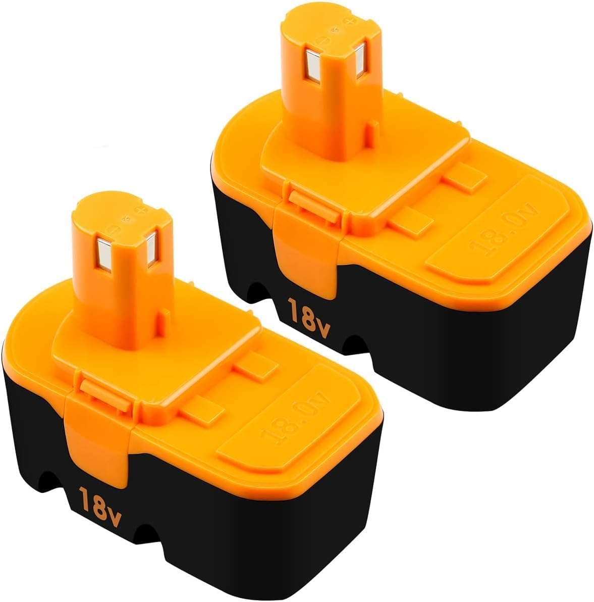 Ryobi 18V P100 Replacement Battery 3.6Ah (2-Pack) for P101 BPP1820 ABP - Image 1
