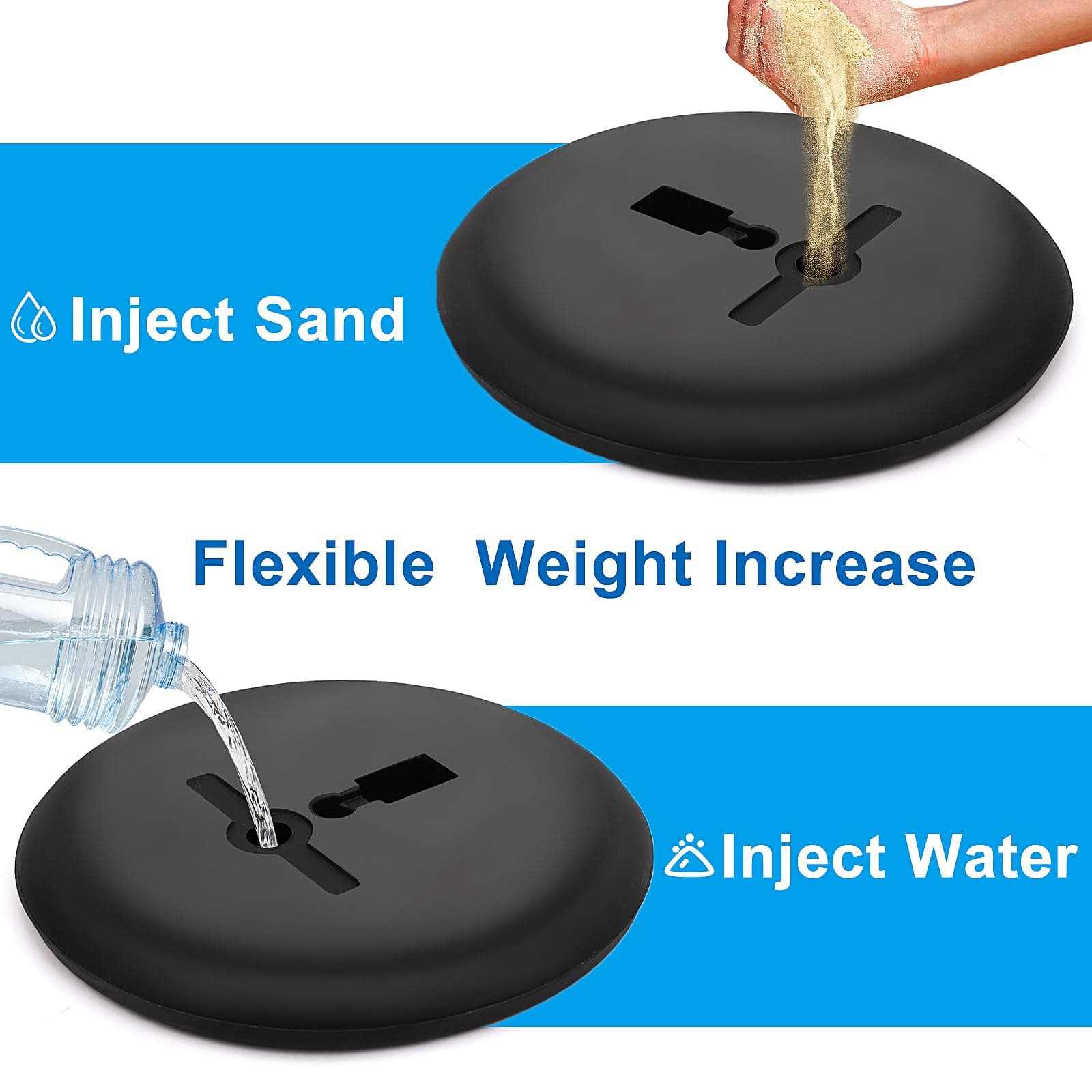 Ludery Adjustable Sign Holder Stand 8.5x11 inch Pedestal Floor Signage with Heav - Thumbnail 4