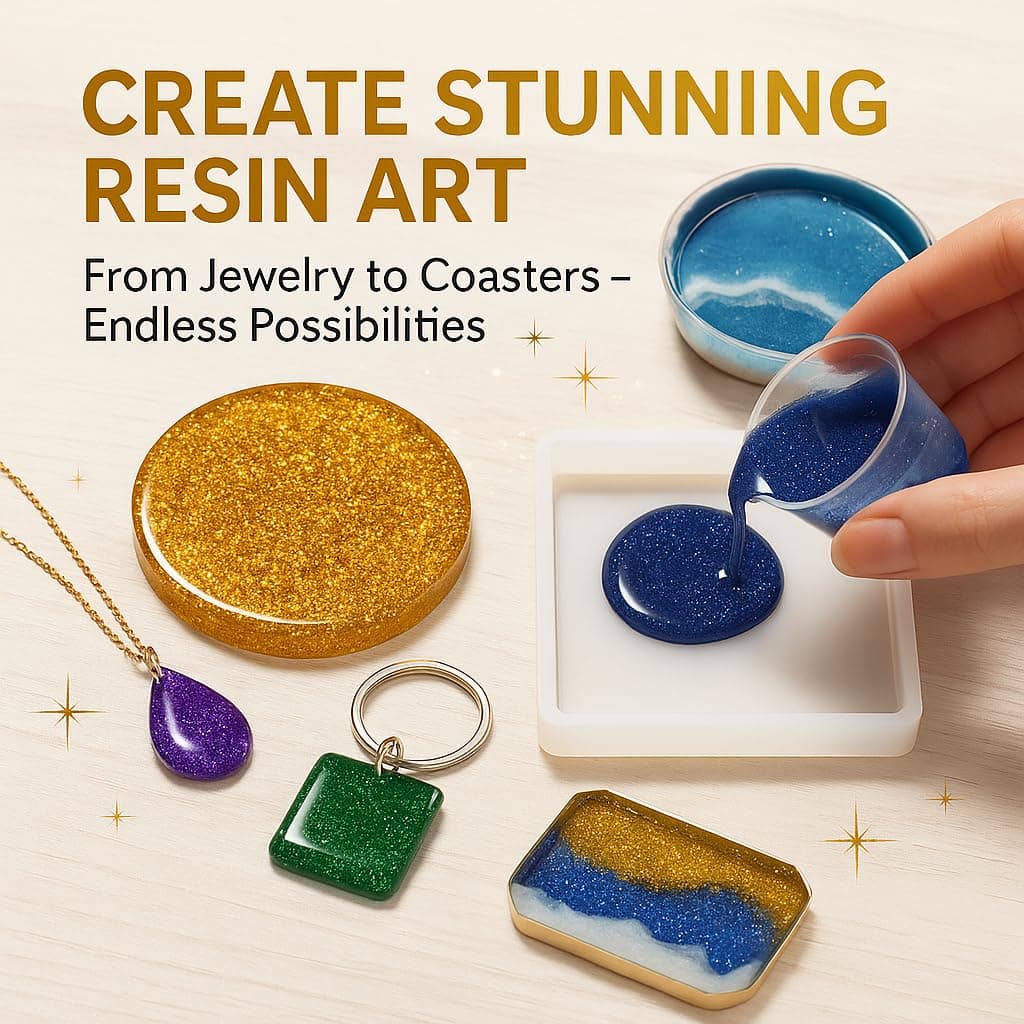 BALTIC DAY 24 Color Pigment Paste for Epoxy Resin Set [ Glitter Series ] – Opaqu - Thumbnail 7