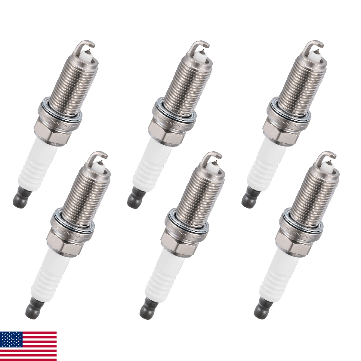 BDFHYK 6858 Iridium Spark Plugs Compatible with Lexus 2006-2017 GS300 GS350 GS35 - Image 1
