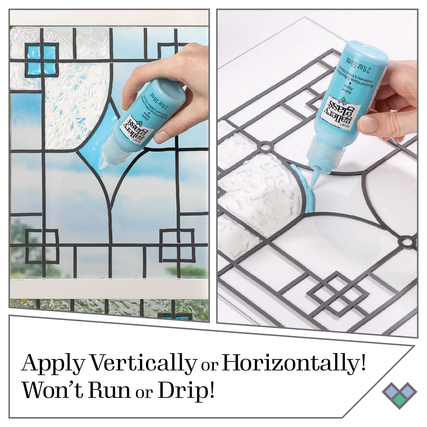 Gallery Glass PROMOGGJL22 Jewel Tones Stained Glass Painting Kit, 8 Piece Glass - Thumbnail 4