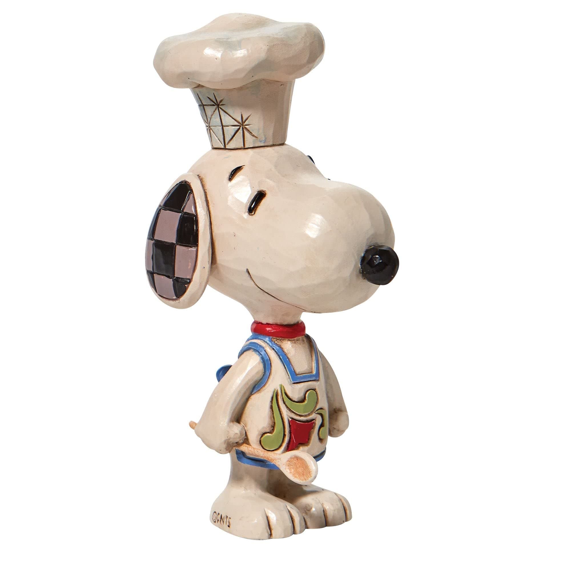 Enesco Jim Shore Peanuts Chef Snoopy Miniature Figurine, 4 Inch, Multicolor - Thumbnail 2