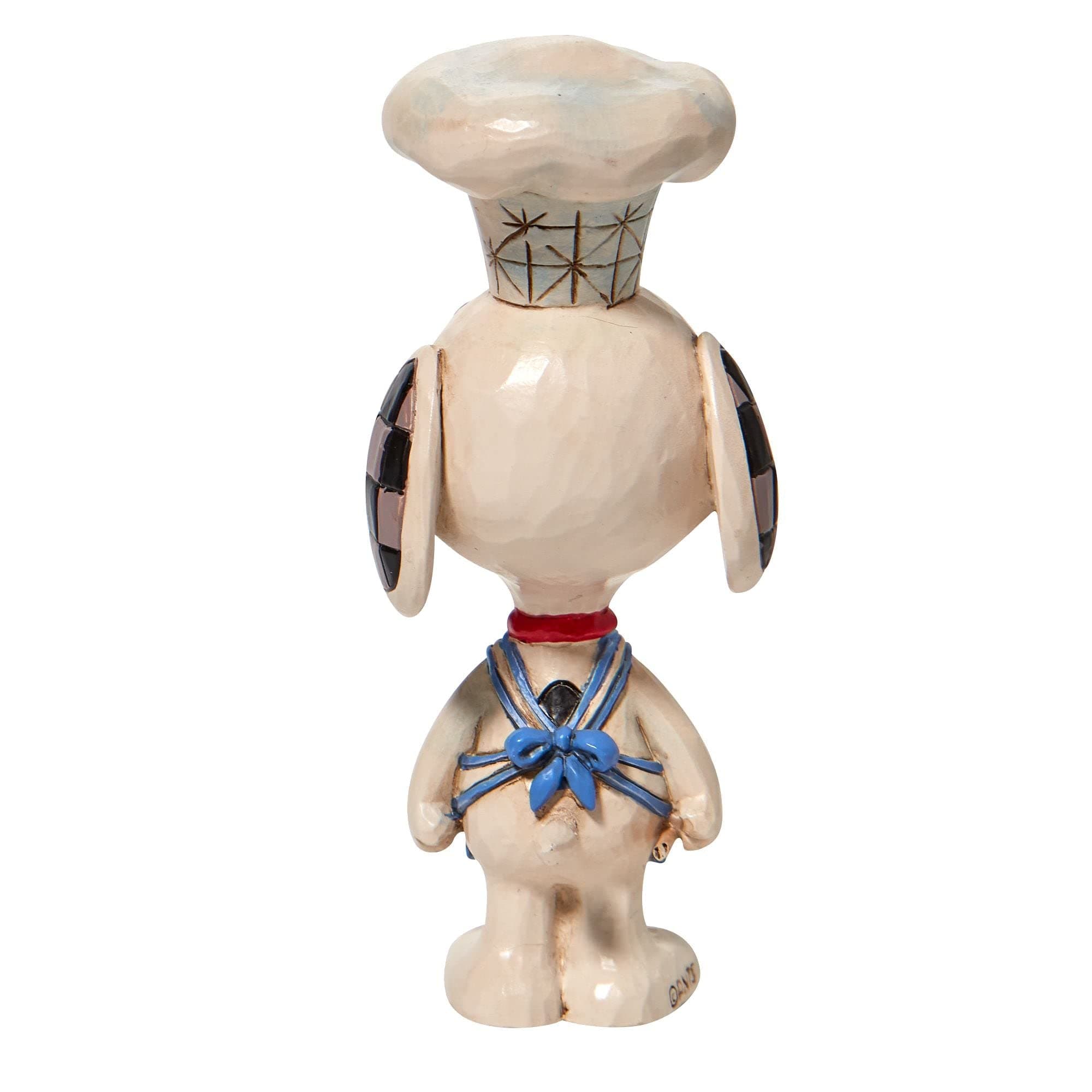 Enesco Jim Shore Peanuts Chef Snoopy Miniature Figurine, 4 Inch, Multicolor - Thumbnail 3