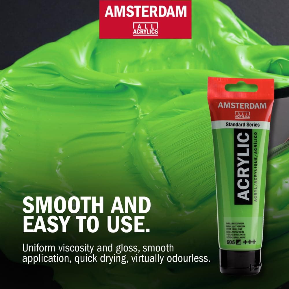 Amsterdam Standard Series Acrylic Paint Set | Color Theory Mixing Set (5 x 120 m - Thumbnail 5