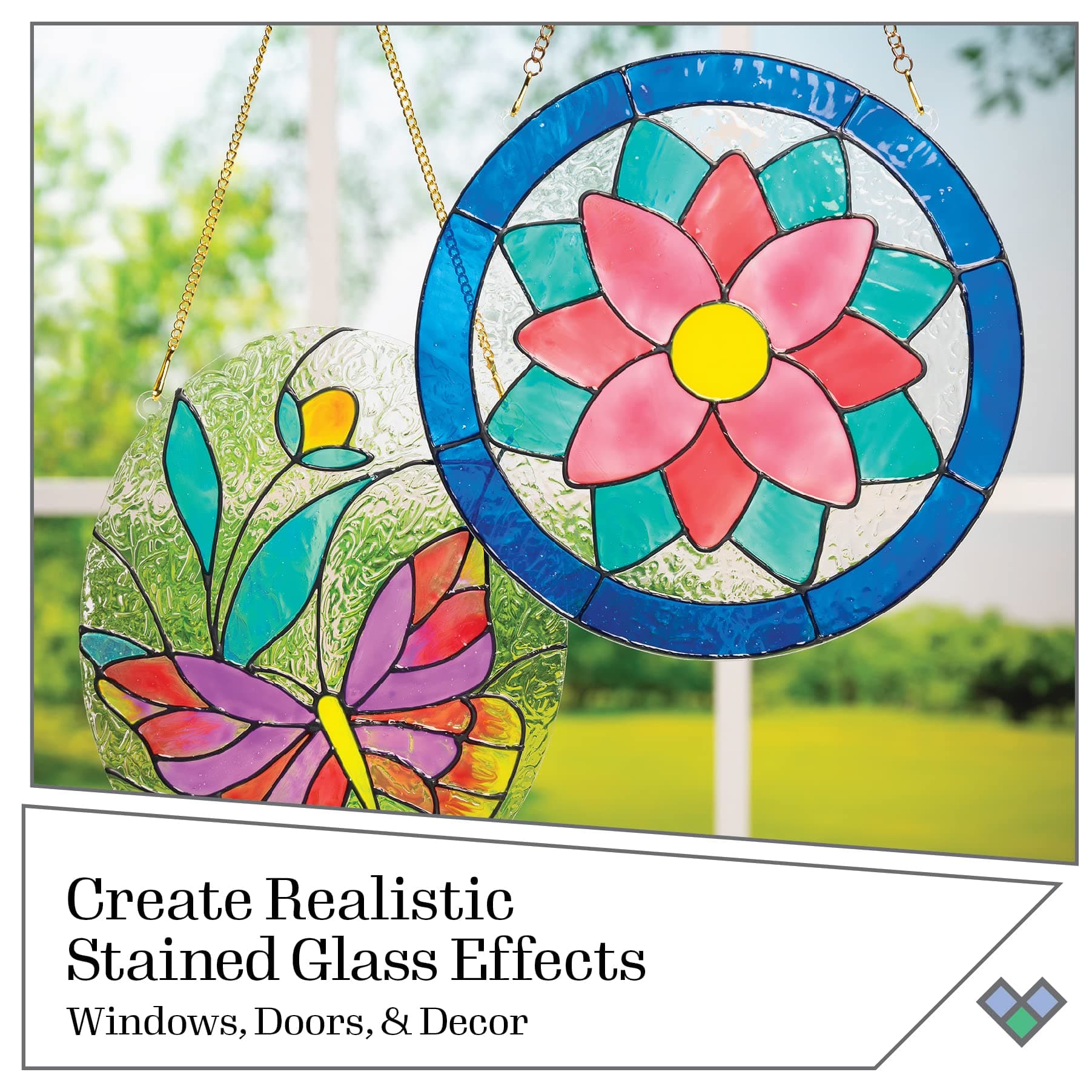 Gallery Glass PROMOGGSTR22 Stained Glass Painting Starter Kit, 10 Piece Set Incl - Thumbnail 3