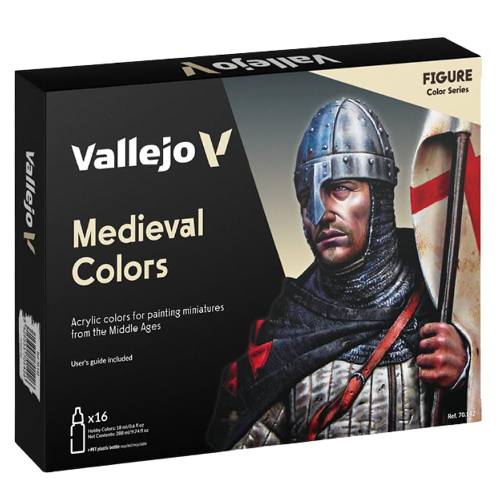Vallejo - Model Color Medieval Colors Set | Modeling Acrylic Paints | 16 Bottles - Thumbnail 2