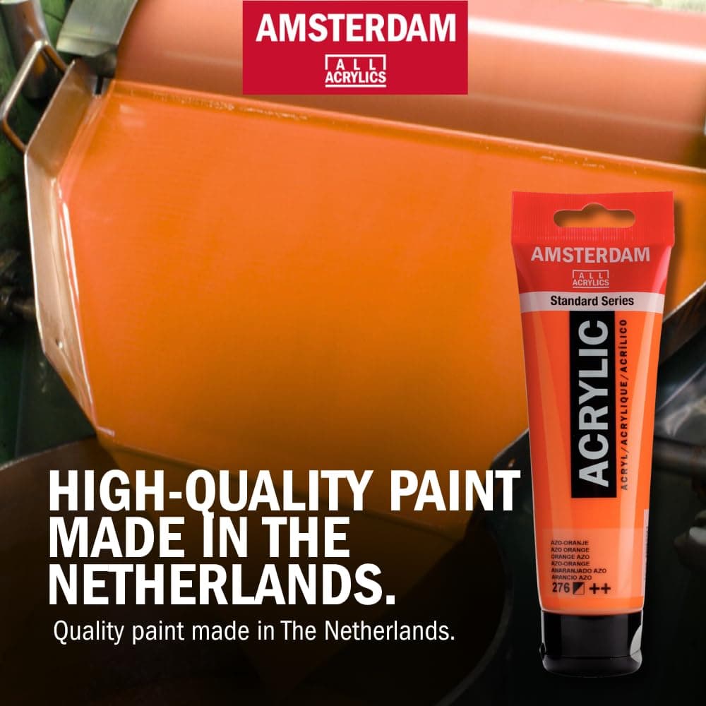 Amsterdam Standard Series Acrylic Paint Set | Color Theory Mixing Set (5 x 120 m - Thumbnail 4