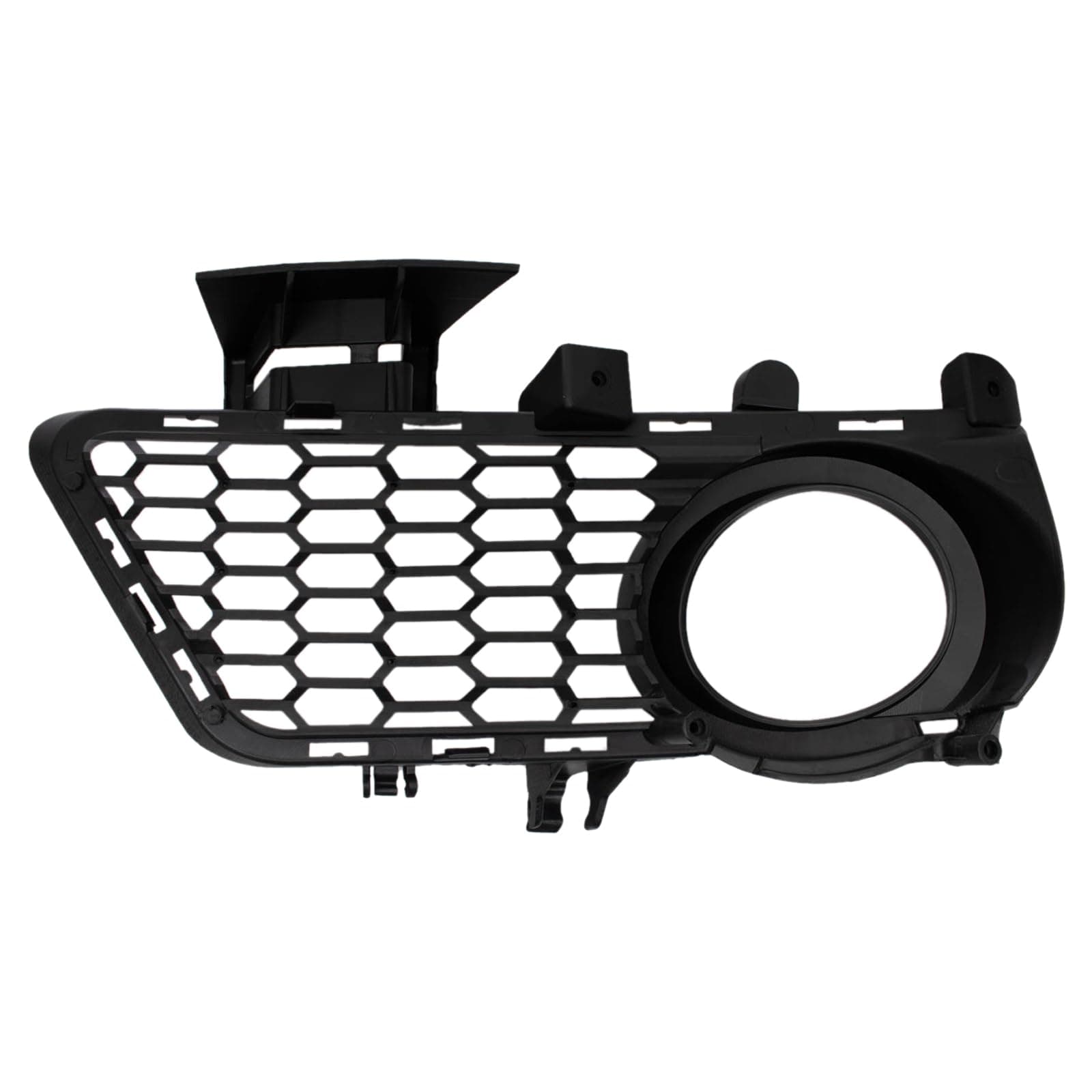 TRQ Front Left Fog Light Bezel Black for 2016-2018 BMW 320i 328i 330i 340i - Image 1