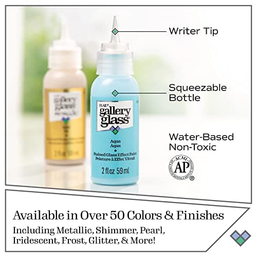 Gallery Glass PROMOGGSTR22 Stained Glass Painting Starter Kit, 10 Piece Set Incl - Thumbnail 11