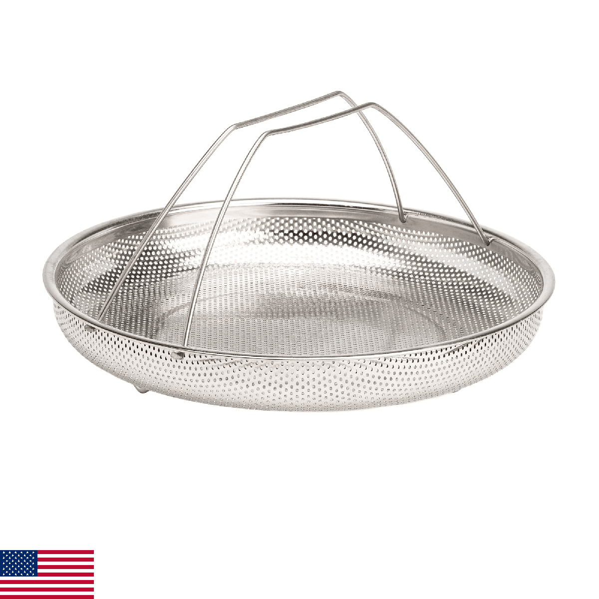 Goodful All-In-One Pan Steamer Basket, Premium Stainless Steel Construction, Dis - Image 1