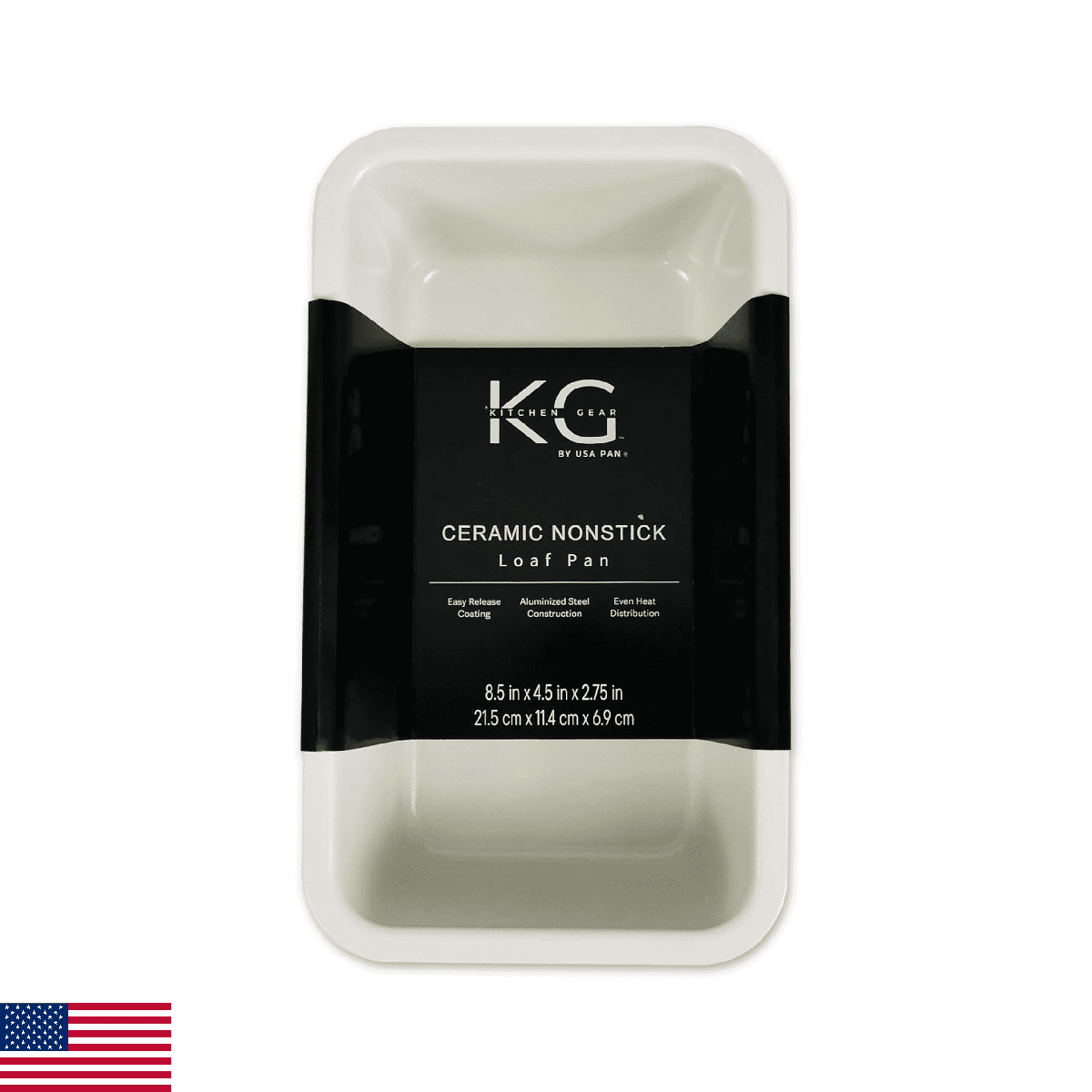 Kitchen Gear by USA Pan Nonstick Ceramic Small Loaf Pan - Image 1