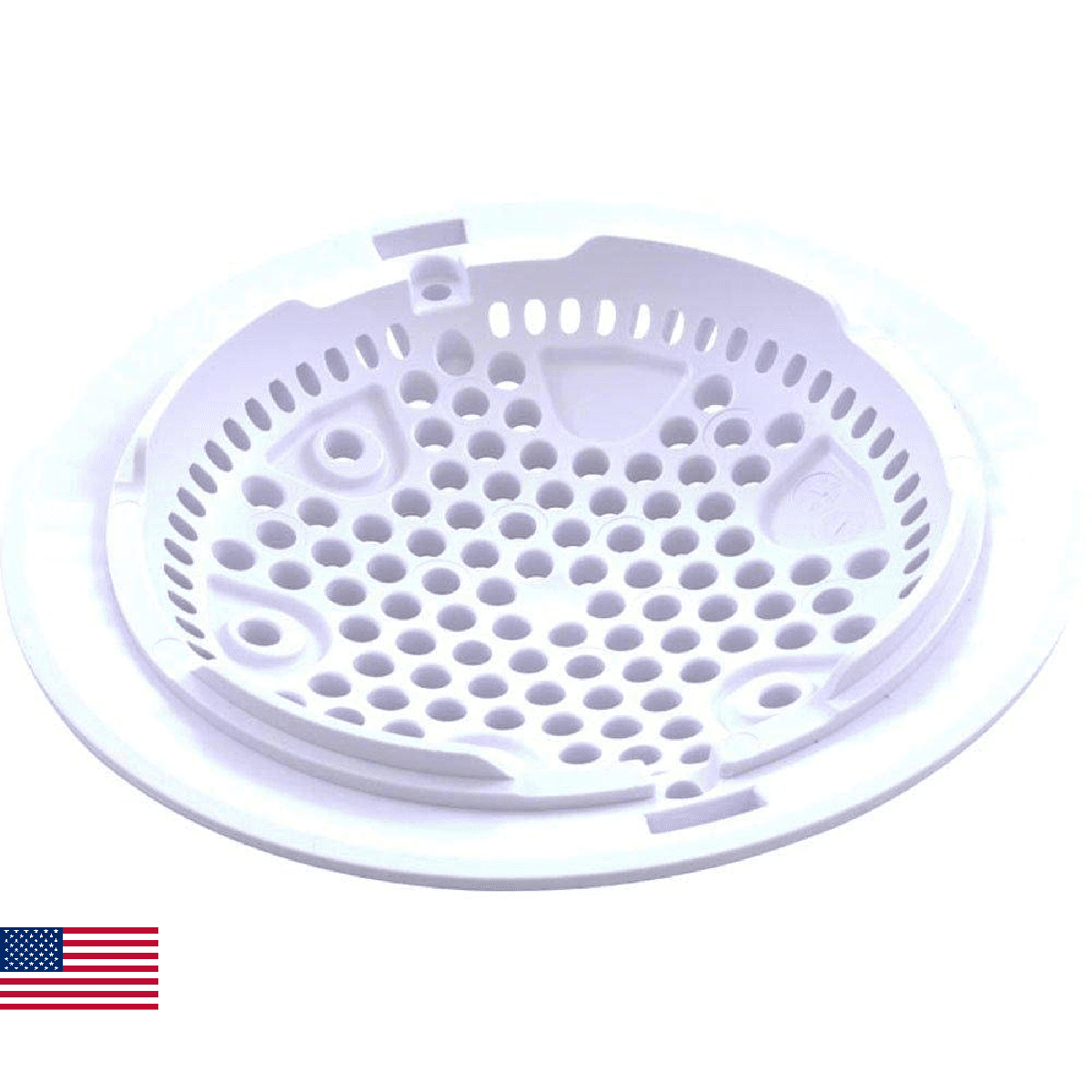 Hayward WGX1048E 8-Inch White Cover Replacement for Hayward Suction and Dual Suc - Image 1