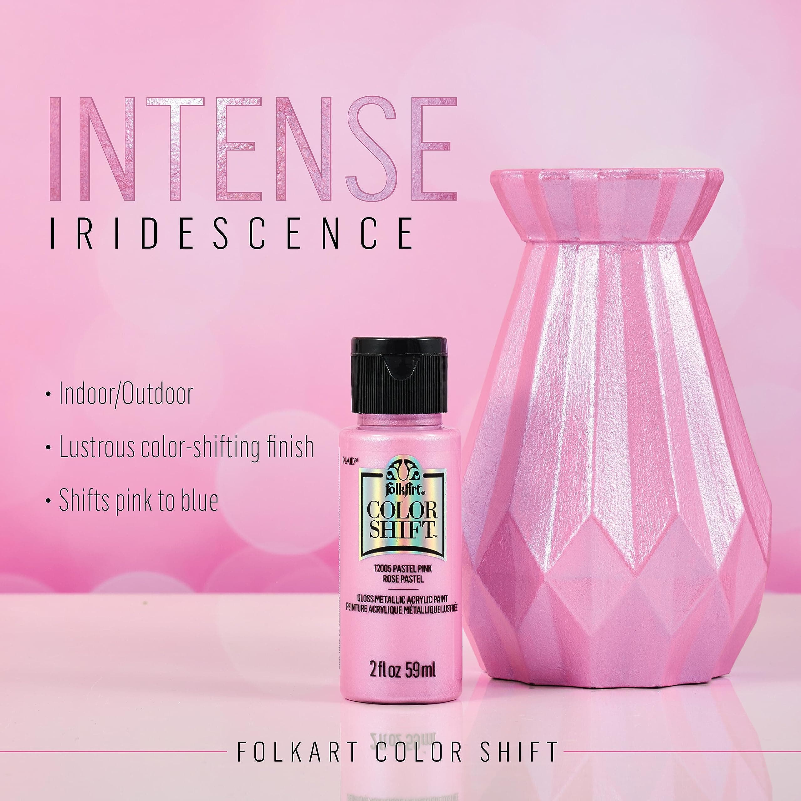 FolkArt Best of Pinks Acrylic Craft Paint Set 5 Premium Pink Colors 96424 - Thumbnail 5