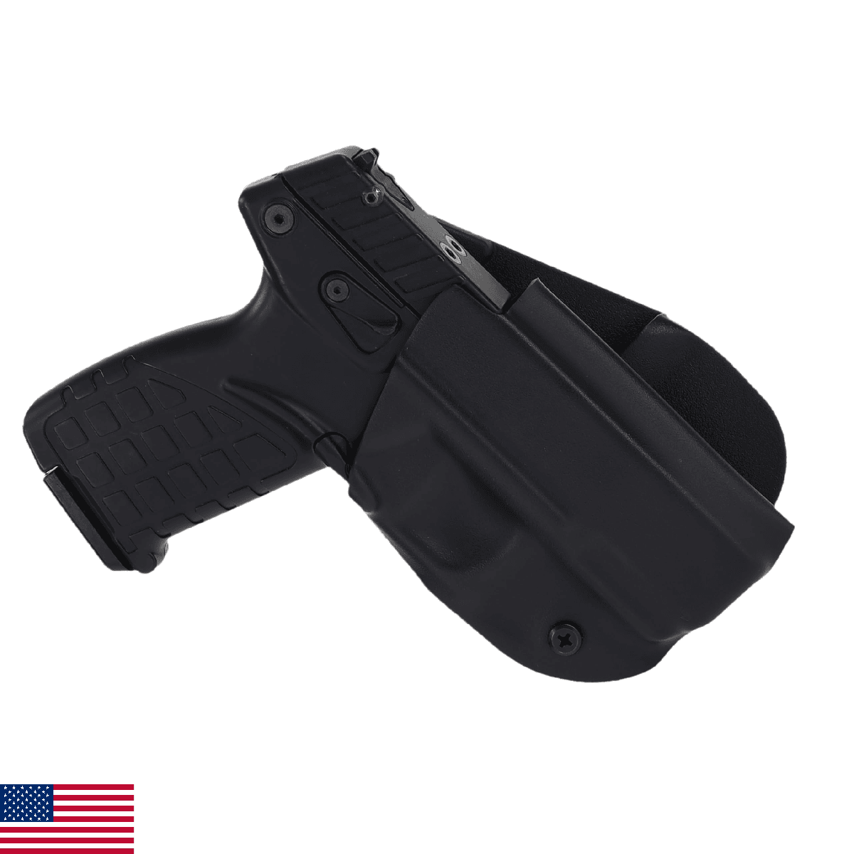 R&R Holsters Right Hand, Matte Black, OWB Paddle, for S&W Bodyguard 2.0 - Image 1