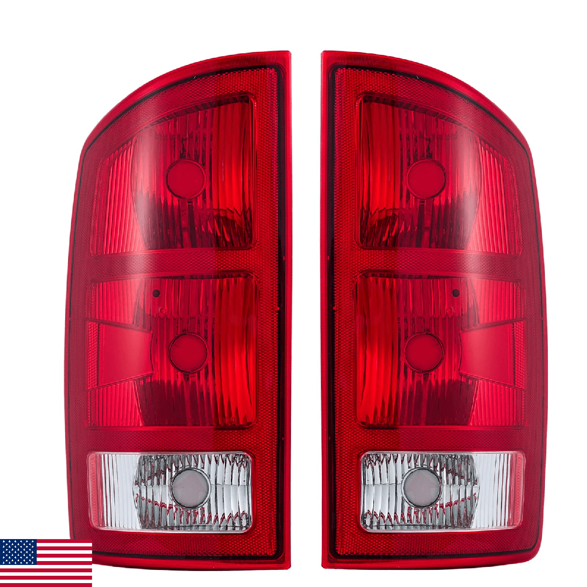 Awayet Tail Lights Assembly for 02-06 Doge Ram 1500 2500 3500 Rear Pair - Image 1