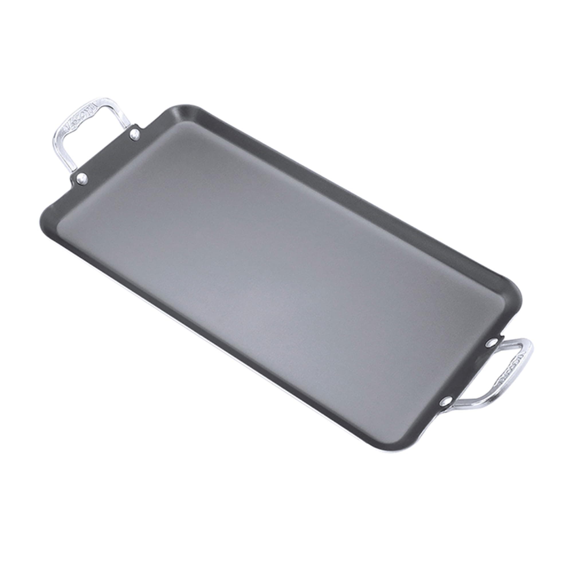 Vasconia 20x11" Nonstick Double Burner Griddle Aluminum NSF - Home & Commercial - Image 1
