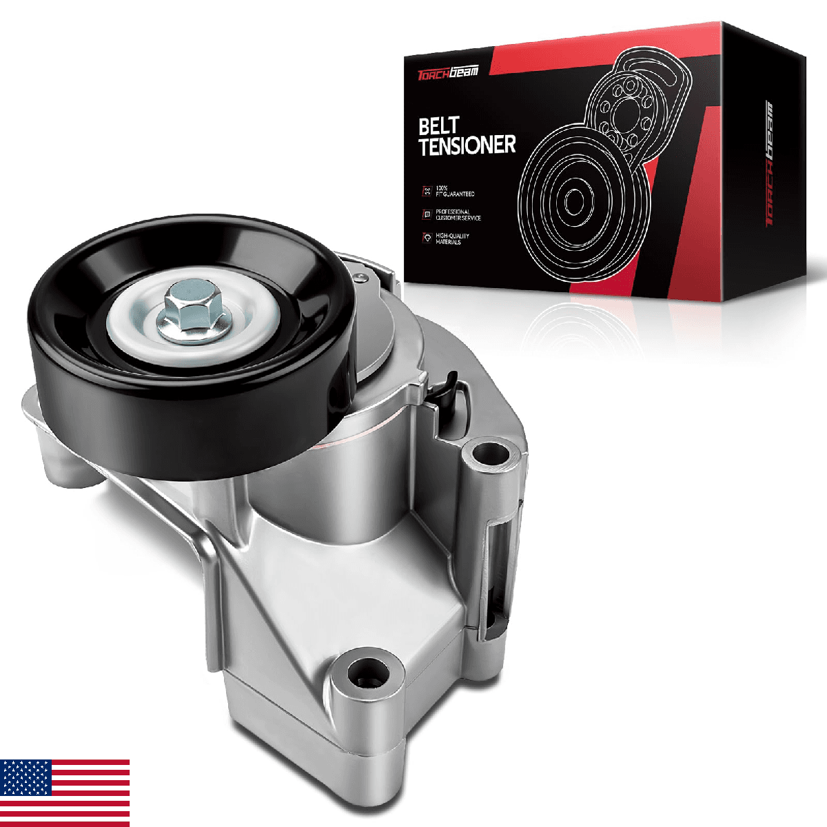 Torchbeam Belt Tensioner Assembly 38488 for Toyota Tundra Sequoia Lexus 4Runner - Image 1