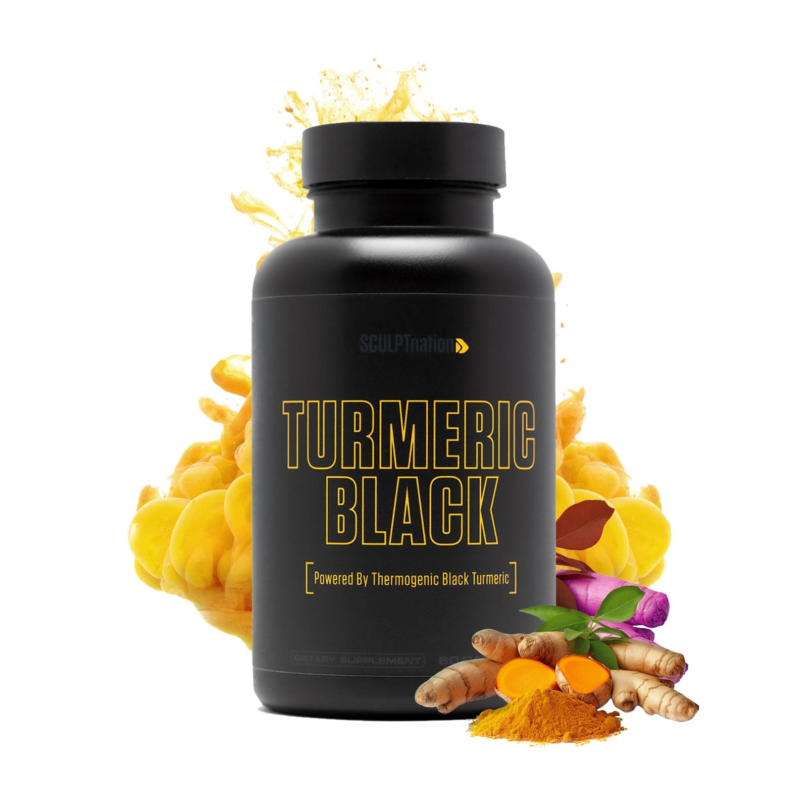 Sculpt Nation V Shred Turmeric Curcumin Supplement w/ BioPerine Sirtmax - Image 1