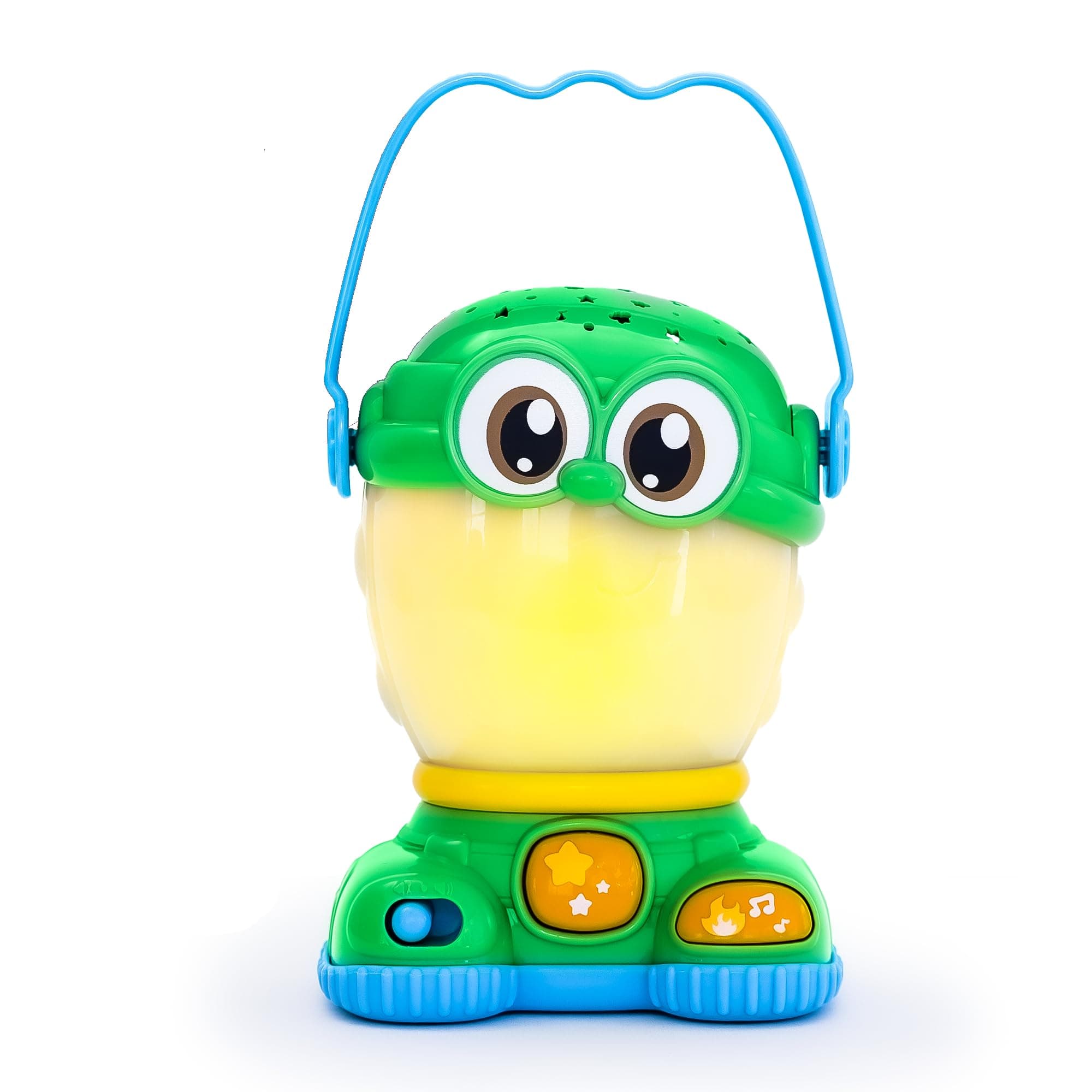 Kids Camping Lantern Night Light Star Projector, Soothing Sounds, Mini - Image 1