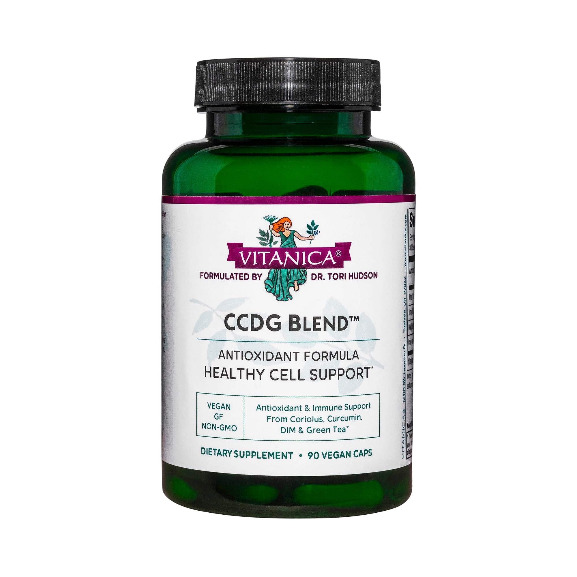 Vitanica CCDG Blend Immune Support Supplement DIM Turkey Tail Mushroom Turmeric - Image 1