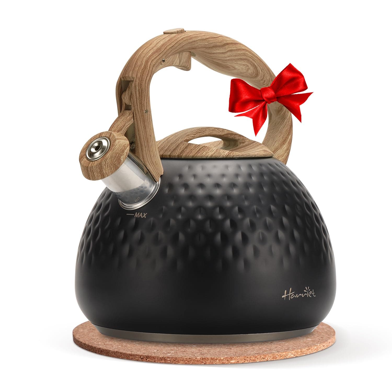 Harriet 2.5QT Whistling Tea Kettle Stovetop Food Grade Stainless Steel Teapot - Image 1