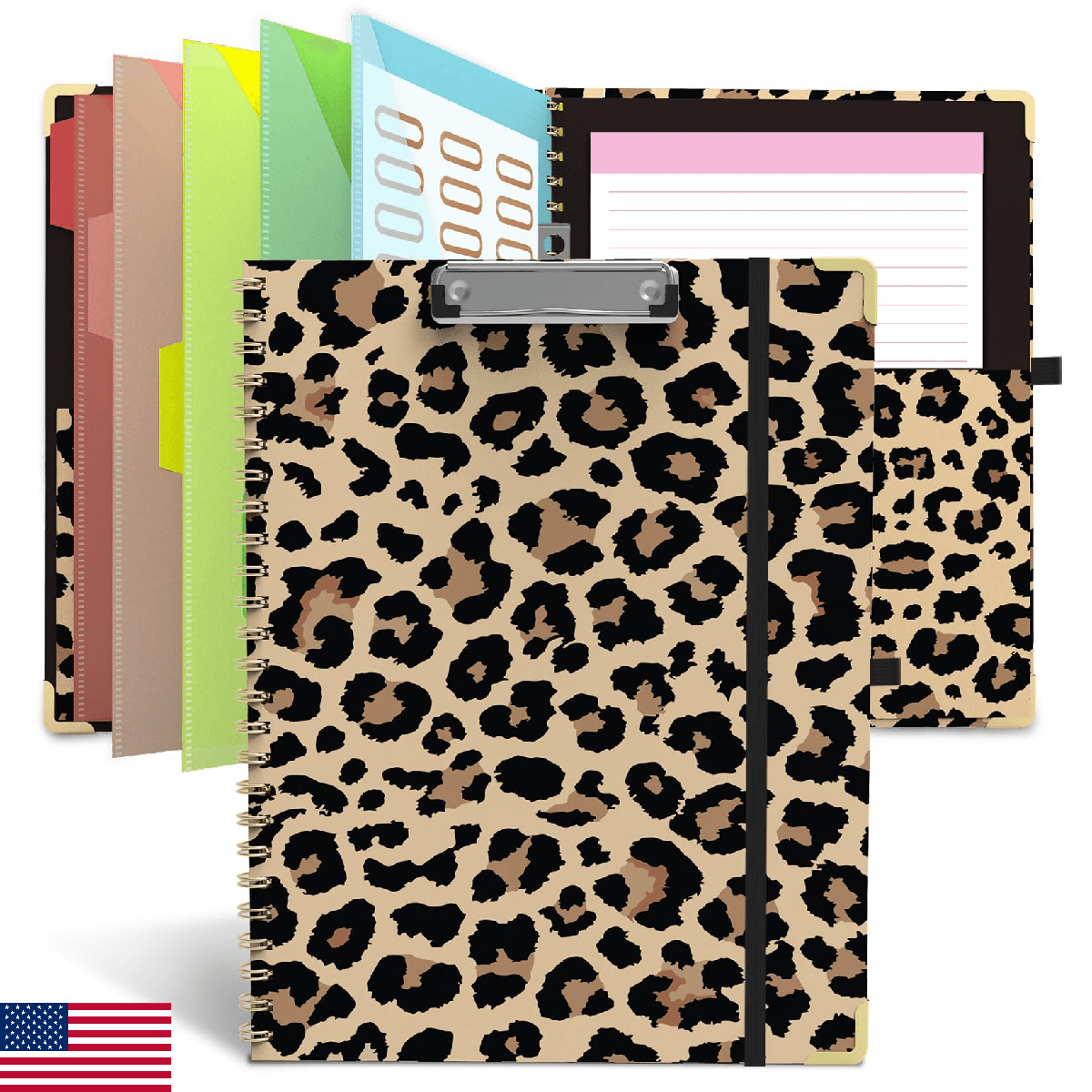 Clipboard Folio with Storage Clipboards Padfolio Notebook for Letter Size (11" x - Image 1