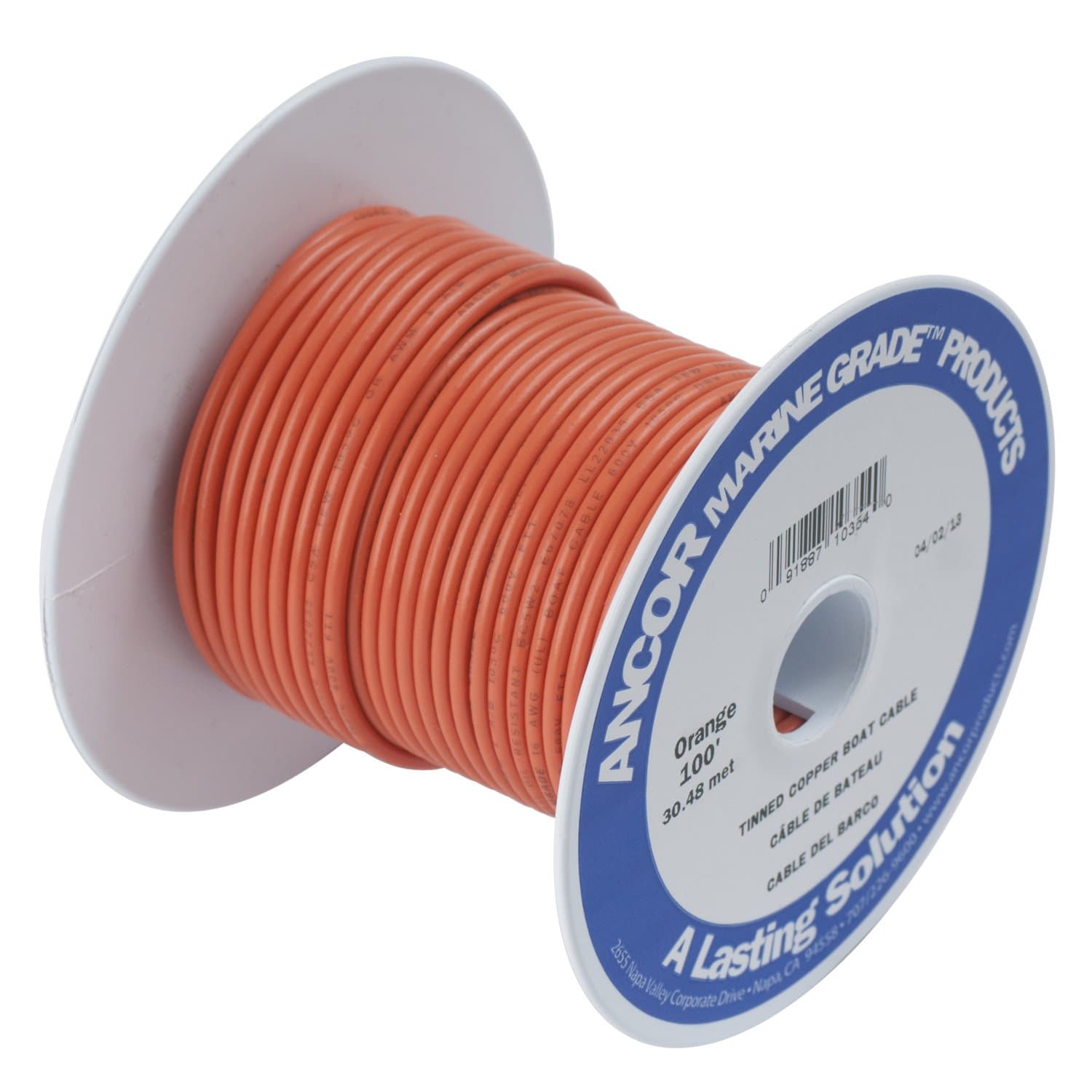 Ancor 108502 Marine Grade Tinned Copper Boat Wiring 10-Gauge - Image 1