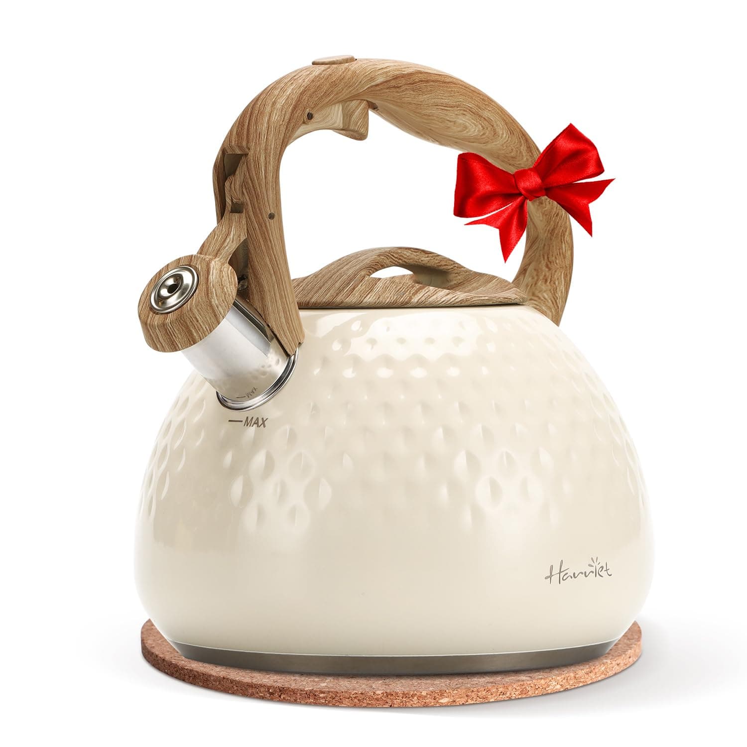 Harriet Tea Kettle 2.5QT Stainless Steel Whistling Stovetop Gas Electric Inducti - Image 1