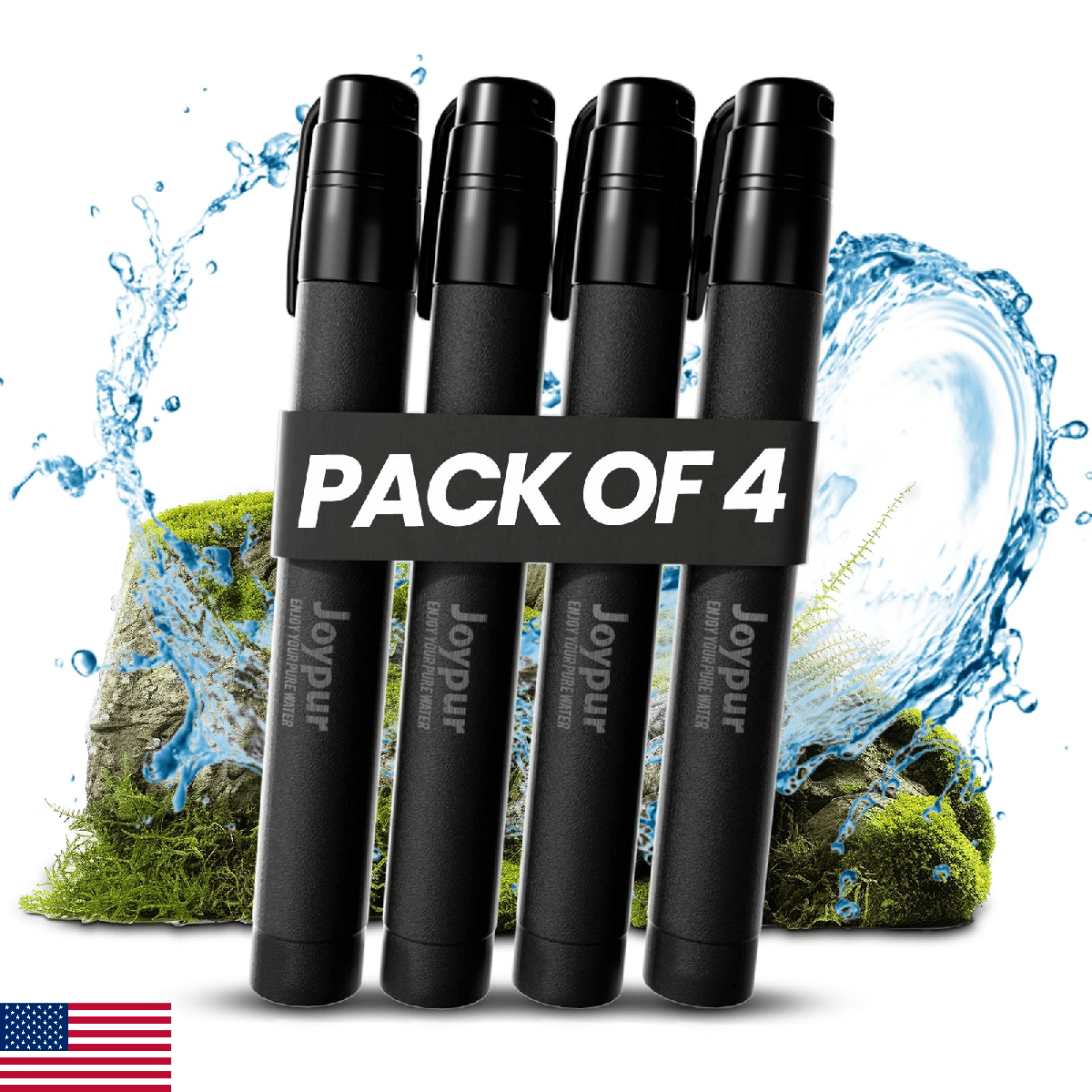 Water Filter Straws Survival,Personal Camping Water Filtration Straw for Backup - Image 1