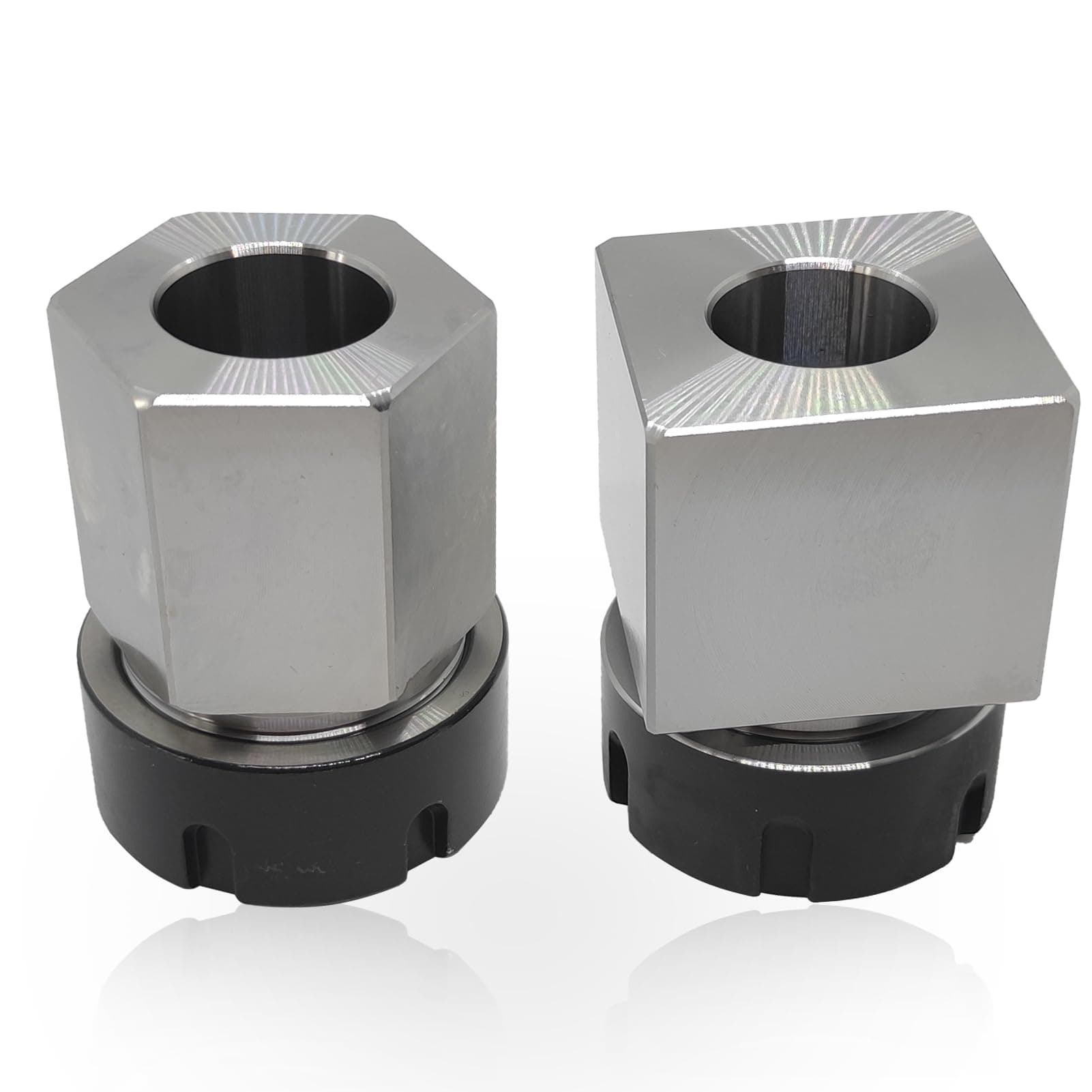 Lzcdelyxiao ER-32 Collet Block Square Hex Collet Chuck Set Workholding Precision - Image 1