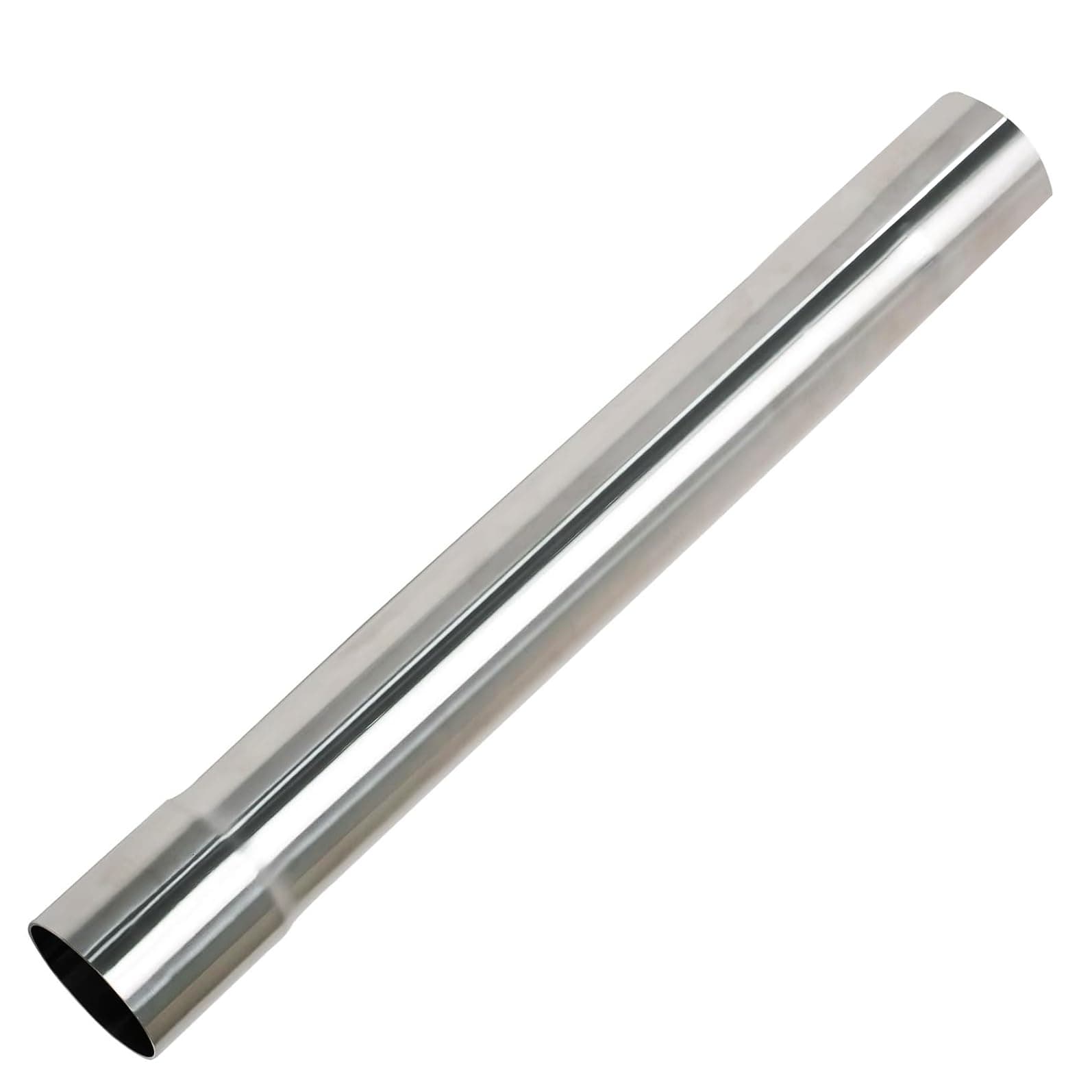 3" T304 Stainless Steel Exhaust Tubing 3" ID-OD 22" Straight Extension Pipe - Image 1