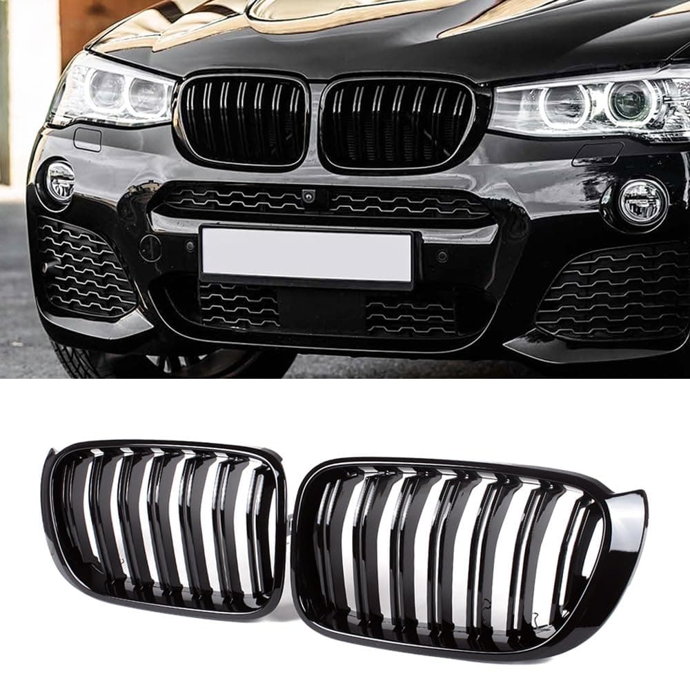 MAXDOM Replacement Front Upper Grill Fit for BMW (2015-2017) X3 F25 LCI (2015-20 - Image 1