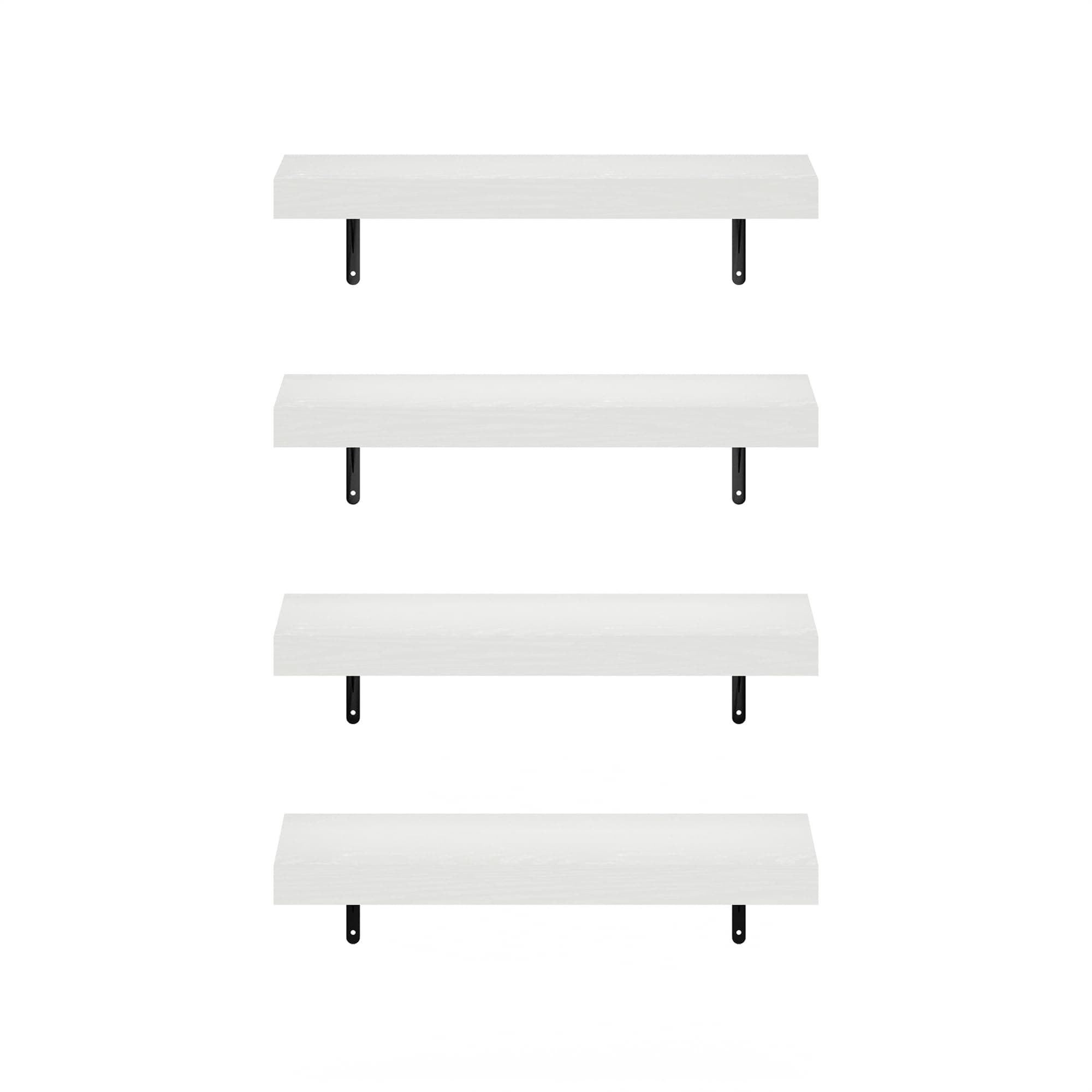 Furinno Tanna Floating Shelves for Wall Set of 4, 22-Inch Wall Shelf, Triple Thi - Thumbnail 6