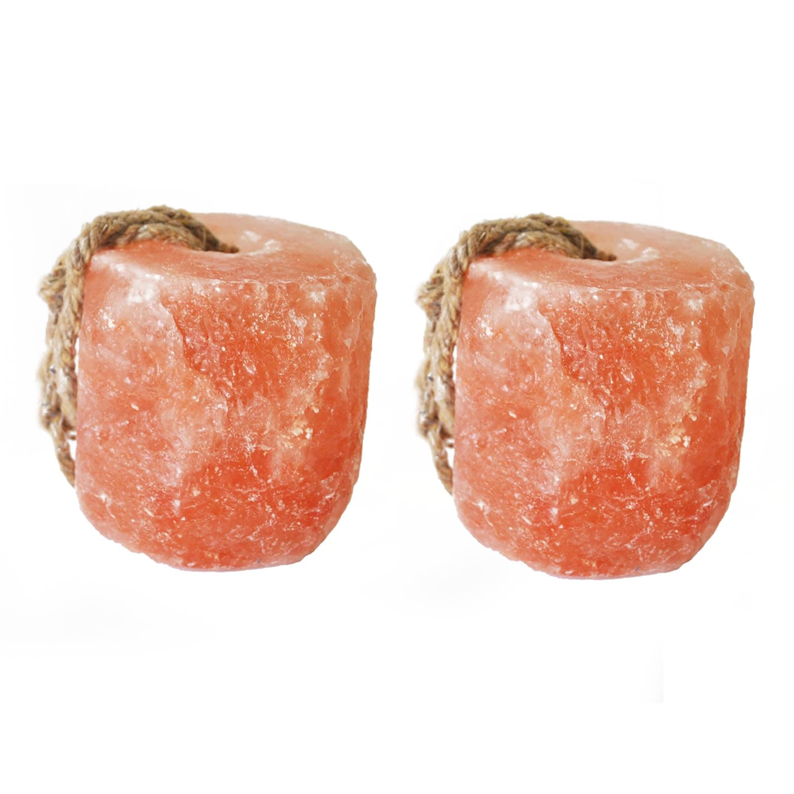 kathson Himalayan Salt Lick Salt Block on Rope for Horse Animals Mineral Salt Li - Image 1