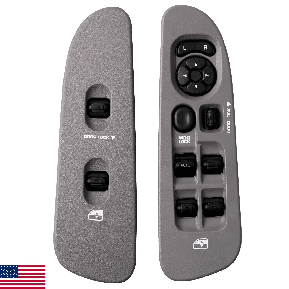 Master Power Window Switch and Bezel(Driver & Passenger Side) Compatible with 20 - Image 1