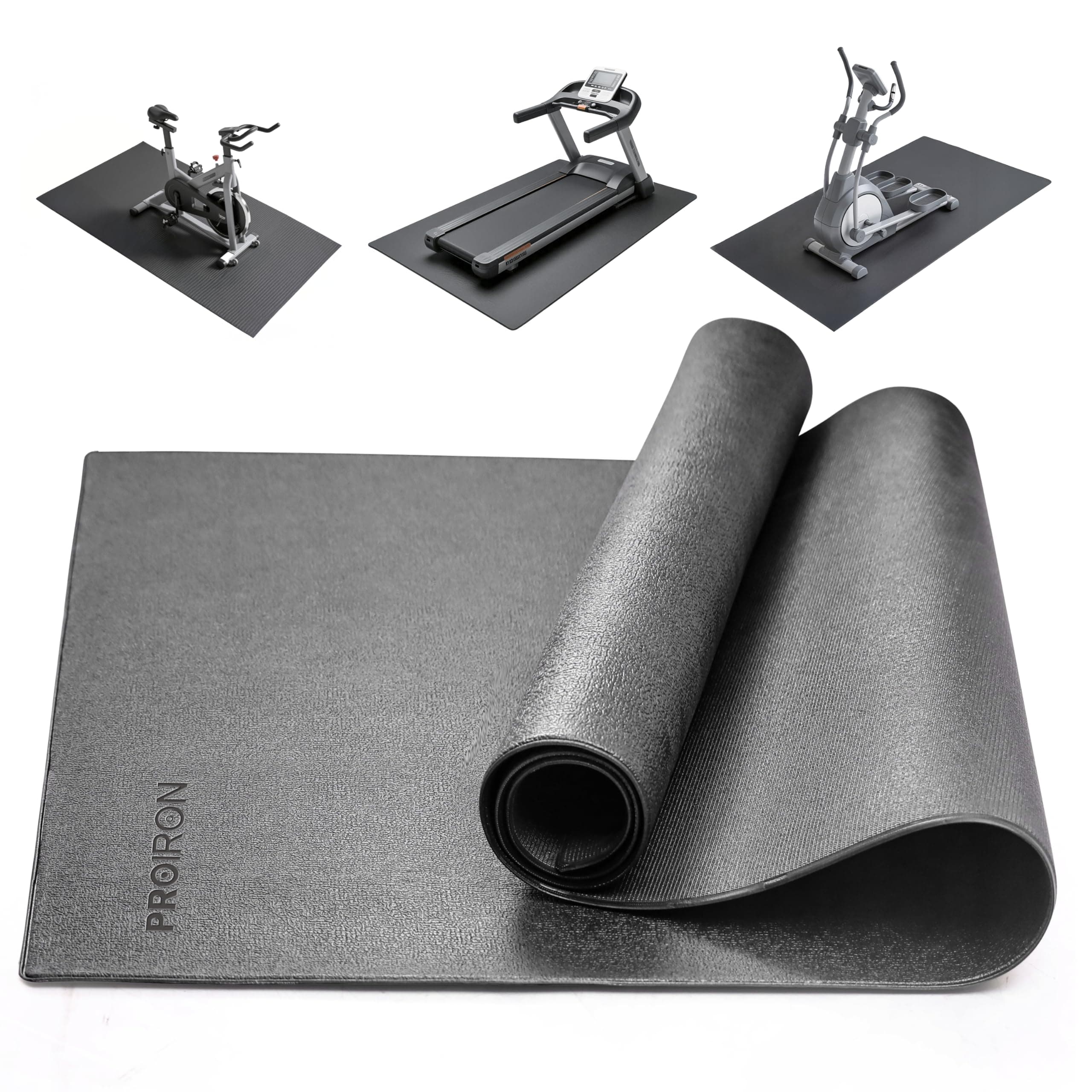 PROIRON Heavy Duty Exercise Equipment Mat - Treadmill, Bike, Rower - 3 Sizes - Image 1