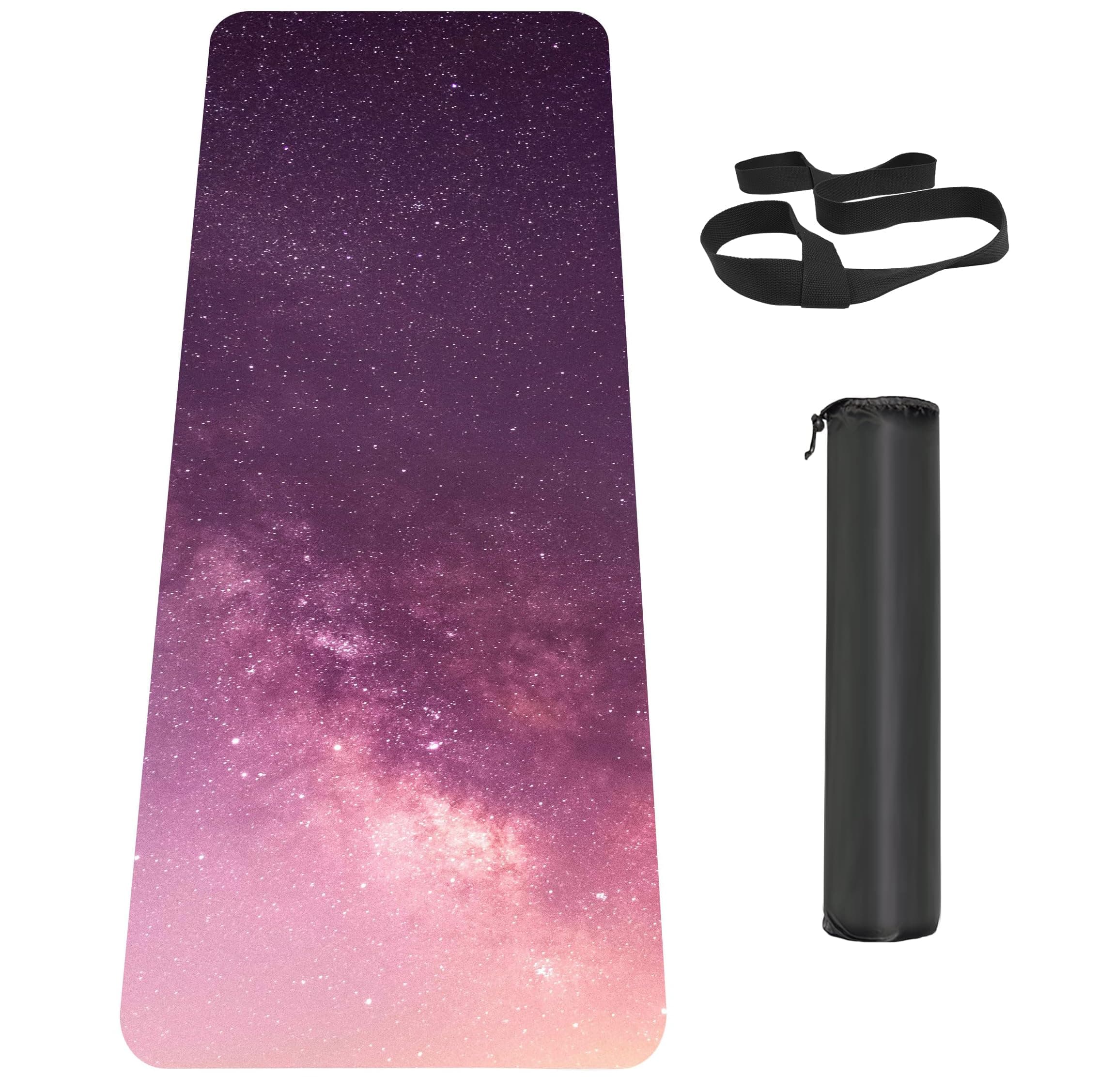 Knsbk Non Slip Yoga Mat TPE Workout Mat for Men Women, Thick Workout Mat with Ca - Image 1