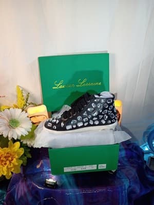 Lauren Lorraine Elisha Crystal High Top Sneaker - Image 1