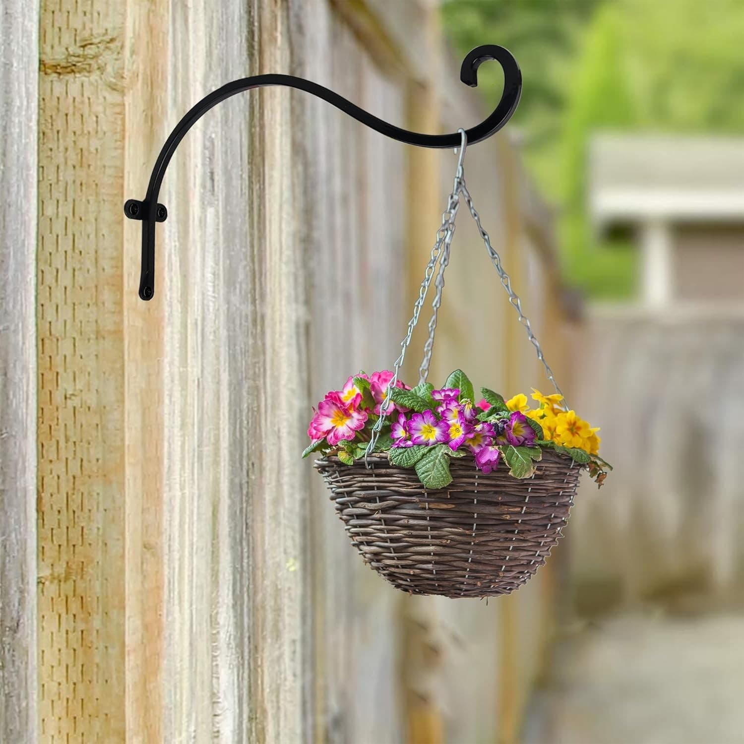 Hourleey 2 Pack Plant Hanger Outdoor, 12 Inch Heavy-Duty Hanging Plant Hook for - Thumbnail 18