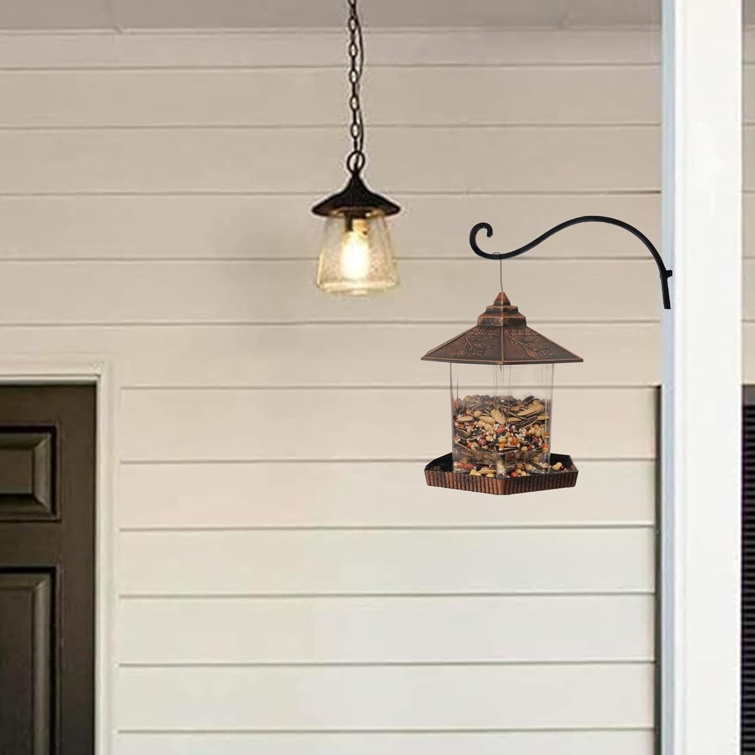 Hourleey 2 Pack Plant Hanger Outdoor, 12 Inch Heavy-Duty Hanging Plant Hook for - Thumbnail 14