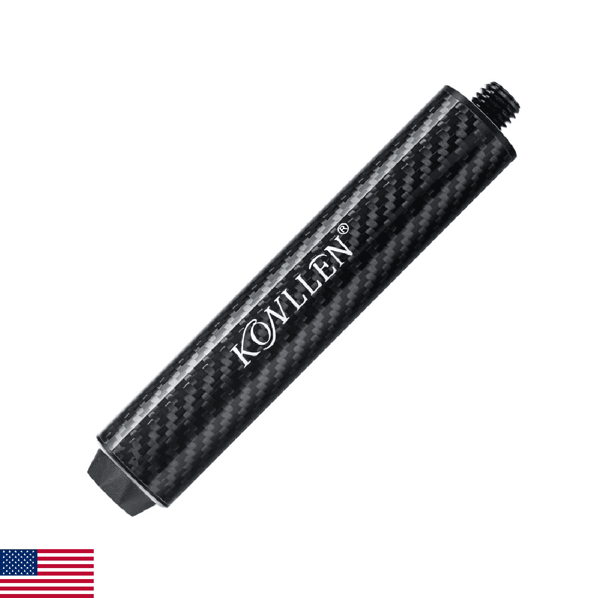KONLLEN Pool Cue Extension 2'' 3'' 4'' 6'' 8'' 12'' Carbon Fiber Billiard Cue Ex - Image 1