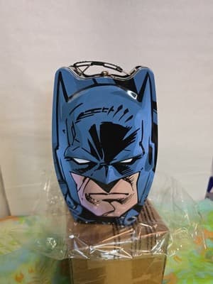 Batman Head Shaped Tin Lunch Box - Image 1