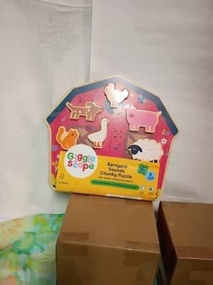 Gigglescape Barnyard Sounds Chunky Puzzle - Image 1