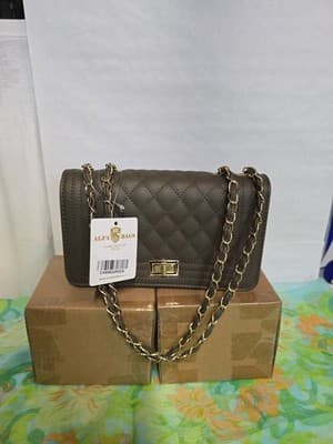 Alfa Bags Classic Collection Quilted Crossbody Bag - Image 1