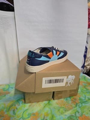 Soludos Rainbow Wave Sneaker Marine Blue - Image 1