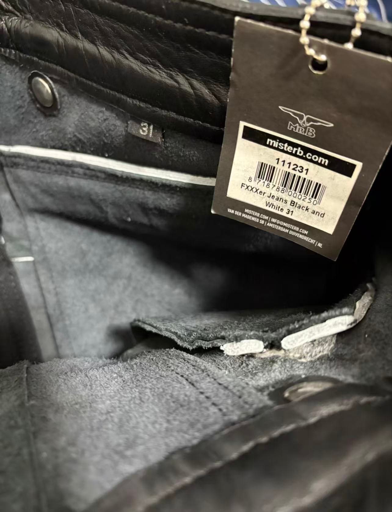 Mister B Leather FXXXer Jeans - Thumbnail 8